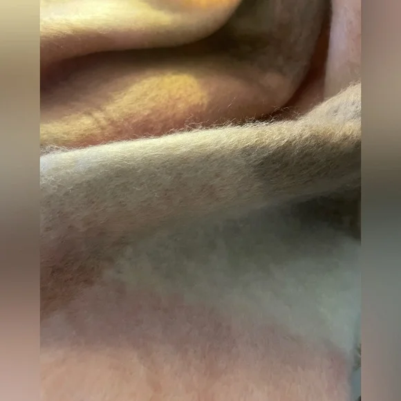 Pink and Cream Gingham Cozy Scarf - Picture 5 of 6